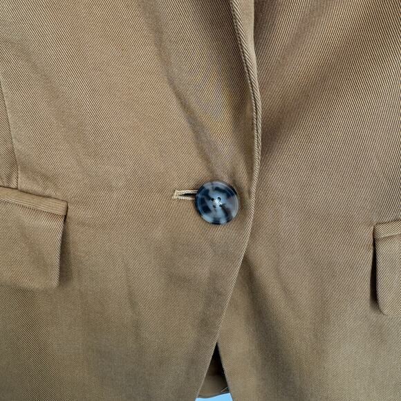 J. Crew Alfie‎ Gramercy twill Blazer Long Four Sleeve Button Size 2 - Picture 6 of 12